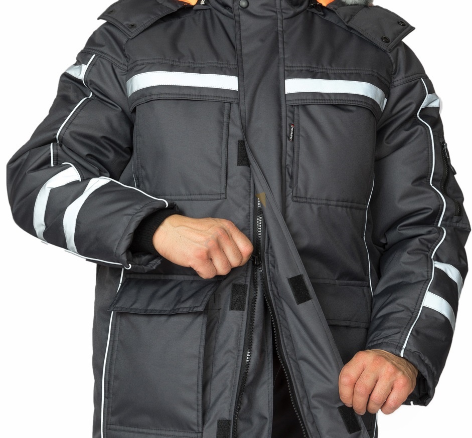 Купить Куртка АЛЯСКА УЛЬТРА утепленная (цв.: тёмно-серый) в Москве