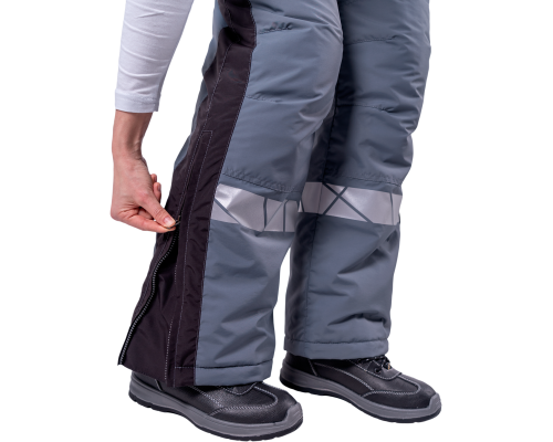 Брюки ХАЙ-ТЕК SAFETY зимние женские серый (БРЮ 231)