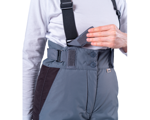 Брюки ХАЙ-ТЕК SAFETY зимние женские серый (БРЮ 231)