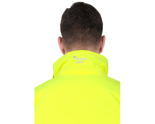 Куртка мужская утепленная ACTIVE флуоресцентный желтый/синий (КУР 021)