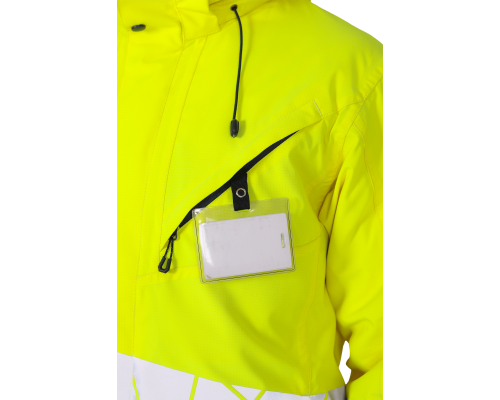 Куртка мужская утепленная ACTIVE флуоресцентный желтый/синий (КУР 021)