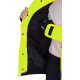 Куртка мужская утепленная ACTIVE флуоресцентный желтый/синий (КУР 021)
