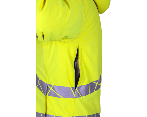 Куртка мужская утепленная ACTIVE флуоресцентный желтый/синий (КУР 021)