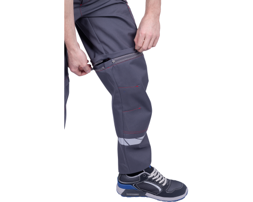 Брюки ХАЙ-ТЕК SAFETY летние серый (БРЮ 1605)