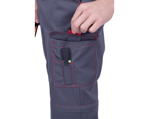 Брюки ХАЙ-ТЕК SAFETY летние серый (БРЮ 1605)