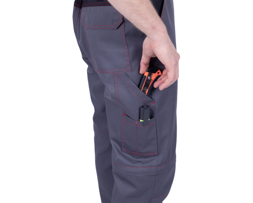 Брюки ХАЙ-ТЕК SAFETY летние серый (БРЮ 1605)