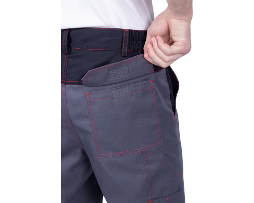 Брюки ХАЙ-ТЕК SAFETY летние серый (БРЮ 1605)