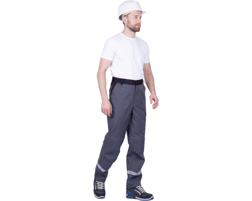 Брюки ХАЙ-ТЕК SAFETY летние серый (БРЮ 1605)
