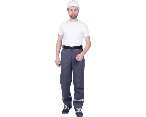 Брюки ХАЙ-ТЕК SAFETY летние серый (БРЮ 1605)