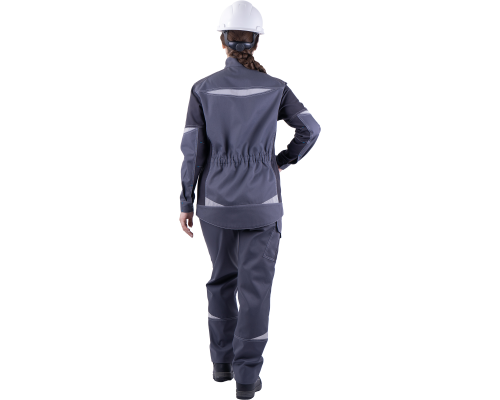 Куртка ТУРБО SAFETY летняя женская сер/т.сер (КУР 690)