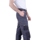 Брюки ТУРБО SAFETY мужские летние серый/темно-серый (БРЮ 1603)