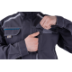 Куртка ТУРБО SAFETY летняя мужская сер/черный (КУР 1604)