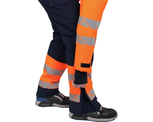 Брюки мужские утепленные ACTIVE синий/флуоресцентный оранжевый (БРЮ 002)
