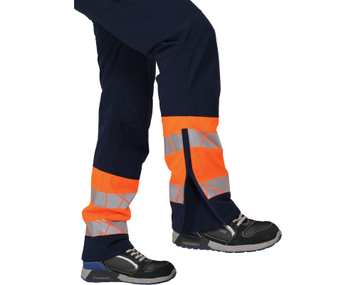 Брюки мужские утепленные ACTIVE синий/флуоресцентный оранжевый (БРЮ 002)