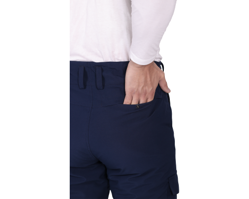 Брюки мужские утепленные ACTIVE синий/флуоресцентный оранжевый (БРЮ 002)