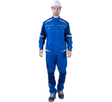 Куртка ТУРБО SAFETY летняя мужская вас/синий (КУР 1602)