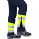 Брюки мужские утепленные ACTIVE синий/флуоресцентный желтый (БРЮ 001)