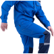 Костюм КМ-10 ЛЮКС (кос 595) василек-т.синий (комплект: куртка и полукомб.)