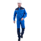Костюм КМ-10 ЛЮКС (кос 595) василек-т.синий (комплект: куртка и полукомб.)
