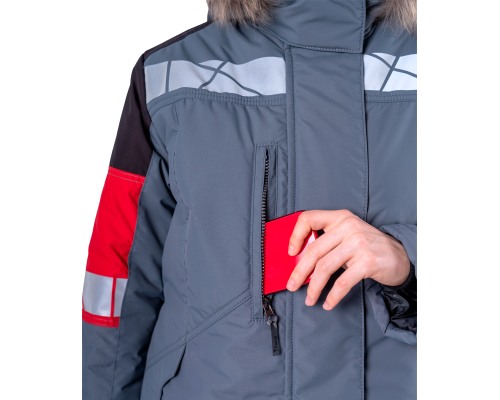 Куртка ХАЙ-ТЕК SAFETY зимняя женская (КУР 237)