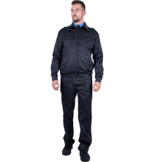 Костюм для сотрудника охраны Люкс(черный) Кос 401