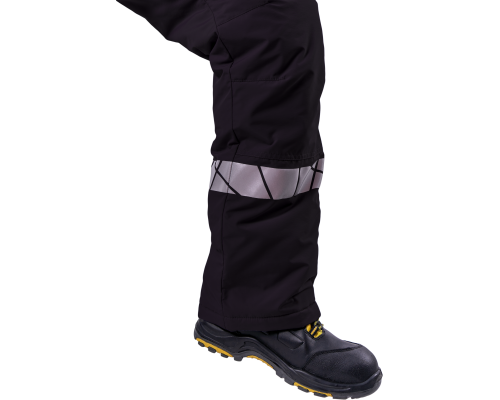 Брюки ХАЙ-ТЕК SAFETY зимние черные (БРЮ 216)