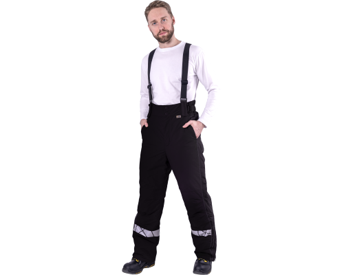 Брюки ХАЙ-ТЕК SAFETY зимние черные (БРЮ 216)