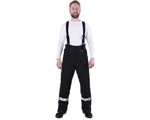 Брюки ХАЙ-ТЕК SAFETY зимние черные (БРЮ 216)