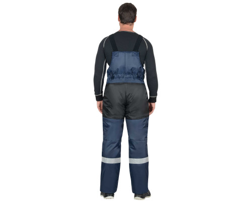 Костюм С-БЕРКУТ утепленный (куртка+п/к) син/чёрн СОП тк. Оксфорд арт.02527