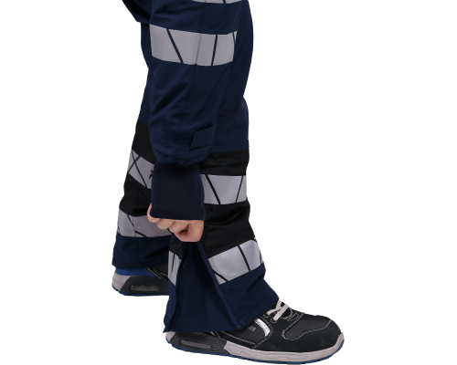 Брюки мужские утепленные ACTIVE сине/черный (БРЮ 202)