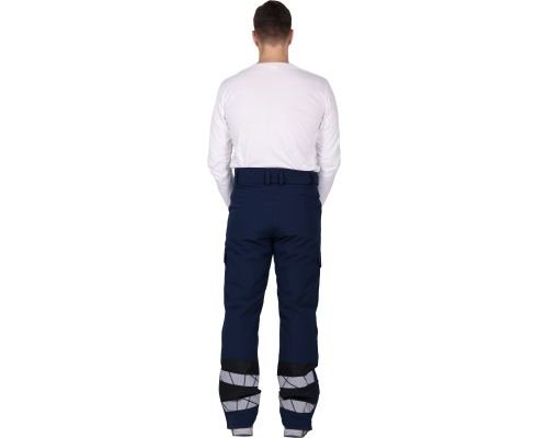 Брюки мужские утепленные ACTIVE сине/черный (БРЮ 202)