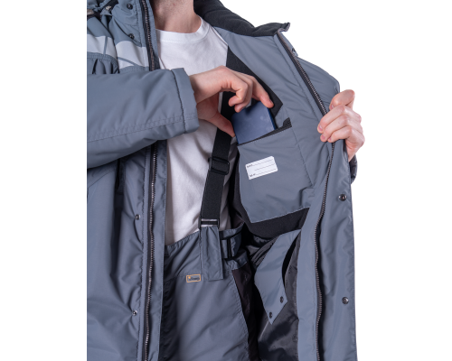 Куртка ХАЙ-ТЕК SAFETY зимняя тк.мембрана (Кур 213) Куртка ХАЙ-ТЕК SAFETY зимняя тк.мембрана (Кур 213)