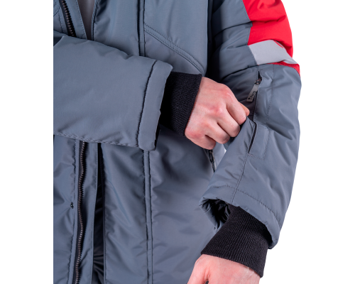 Куртка ХАЙ-ТЕК SAFETY зимняя тк.мембрана (Кур 213) Куртка ХАЙ-ТЕК SAFETY зимняя тк.мембрана (Кур 213)