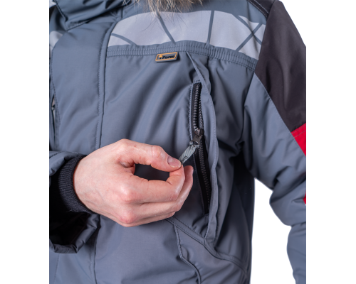 Куртка ХАЙ-ТЕК SAFETY зимняя тк.мембрана (Кур 213) Куртка ХАЙ-ТЕК SAFETY зимняя тк.мембрана (Кур 213)