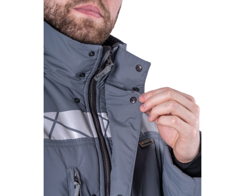 Куртка ХАЙ-ТЕК SAFETY зимняя тк.мембрана (Кур 213) Куртка ХАЙ-ТЕК SAFETY зимняя тк.мембрана (Кур 213)