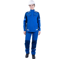 Куртка ТУРБО SAFETY летняя женская вас/синий (КУР 691)