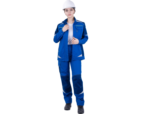 Куртка ТУРБО SAFETY летняя женская вас/синий (КУР 691)