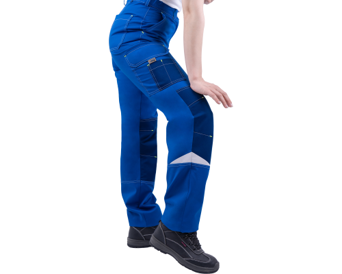 Брюки ТУРБО SAFETY летние женские вас/синий (БРЮ 620)