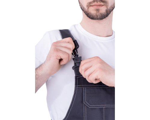 Полукомбинезон ТУРБО SAFETY летний мужской т.сер/чер (КОМ 669)