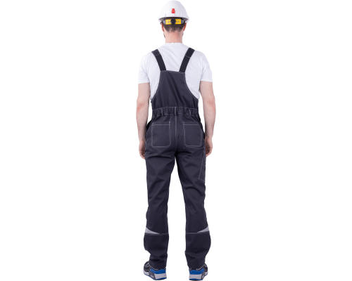 Полукомбинезон ТУРБО SAFETY летний мужской т.сер/чер (КОМ 669)