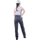 Брюки ТУРБО SAFETY летние женские сер/т.сер (БРЮ 619)