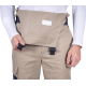 Полукомбинезон ТУРБО SAFETY летний мужской беж/т.сер (ПКОМ 652)