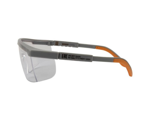 Очки защитные открытые JSG-9911 Aurora прозрачные линзы с регулировкой Jeta Safety