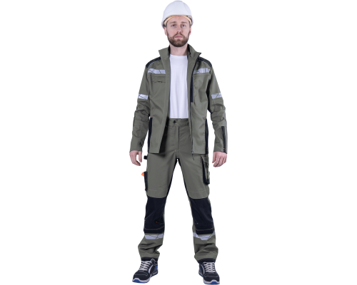 Брюки КОРПОРАЦИЯ летние хаки/черный (БРЮ 399) Брюки КОРПОРАЦИЯ летние хаки/черный (БРЮ 399)
