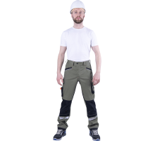 Брюки КОРПОРАЦИЯ летние хаки/черный (БРЮ 399)