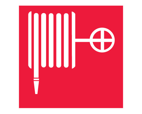 Знак F02 'ПОЖАРНЫЙ КРАН' (самокл. 100х100)