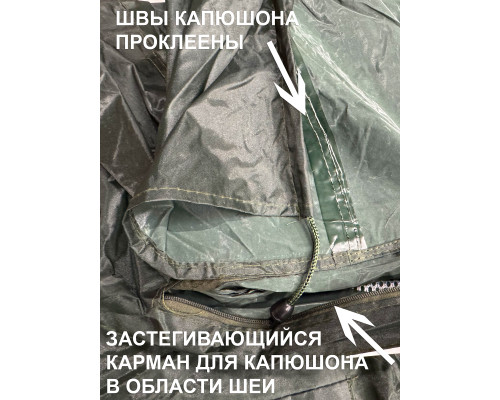 Плащ нейлоновый с ПВХ
