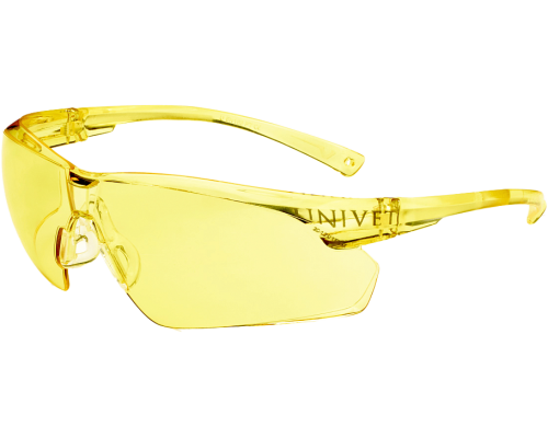 Очки UNIVET™ 505UP (505U.03.00.19) (РС) AS+/AF+ (KN) желтые Арт:ОЧК 800.13