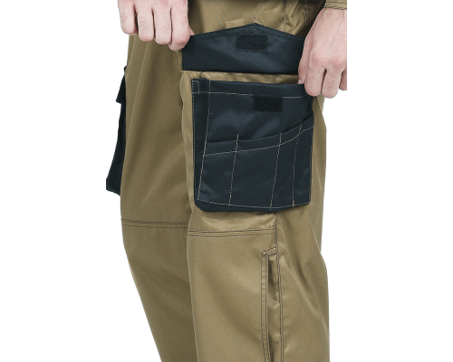 Костюм ДОКЕР (Кос 582) сафари-черный (комплект: куртка и полукомб.) Костюм ДОКЕР (Кос 582) сафари-черный (комплект: куртка и полукомб.)