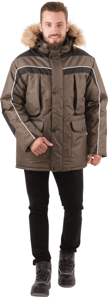 Купить Куртка ДИКСОН зимняя хаки/черная (Кур 667) в Москве